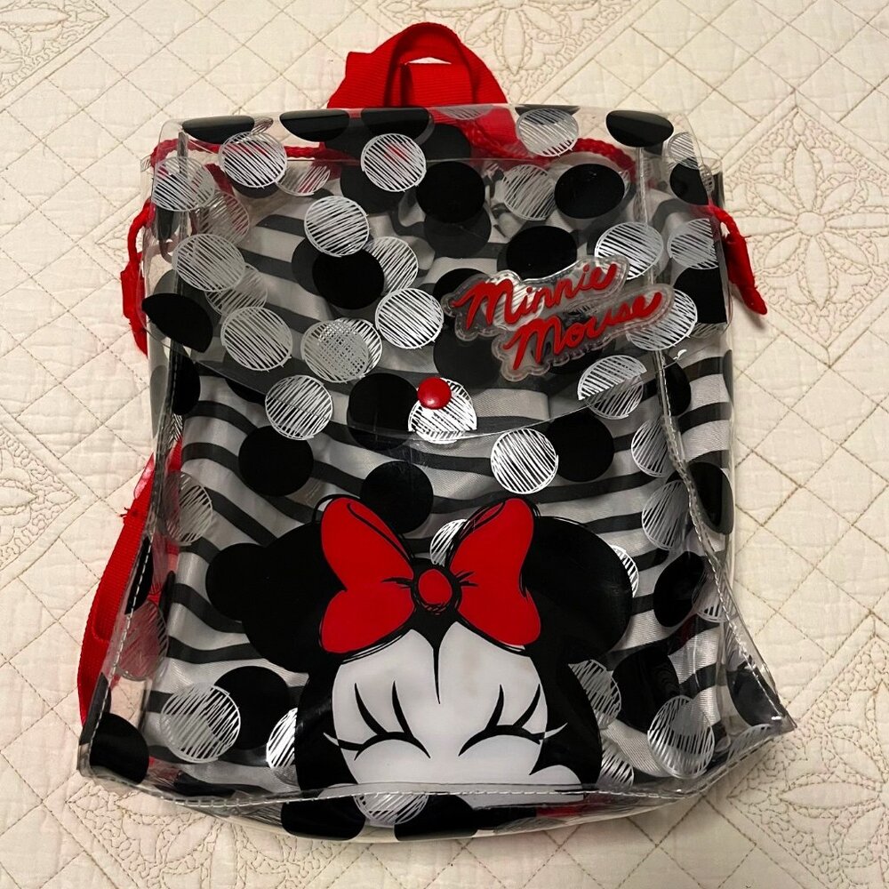 Minnie Mouse Clear Backpack